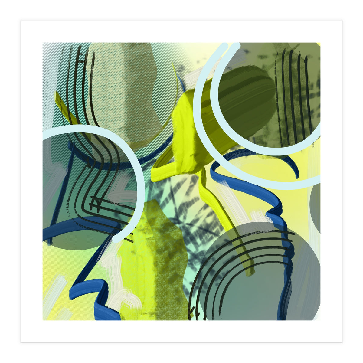 Circling The Green (Print Only)