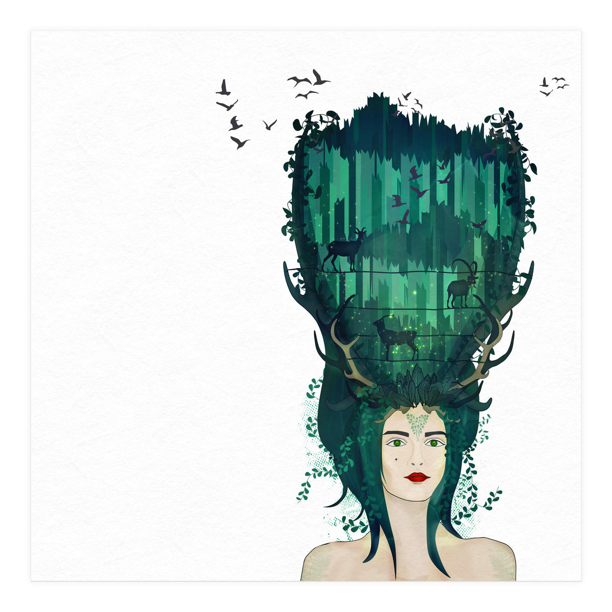 Rococo: My Lady of the Wilderness (Print Only)