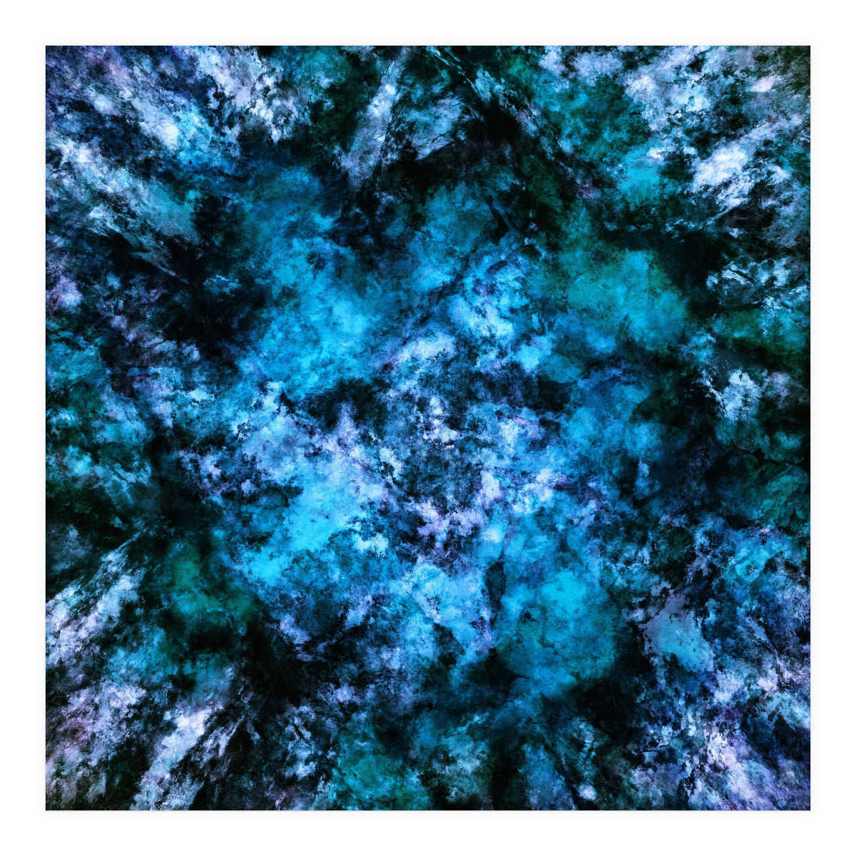 Blue Burst (Print Only)