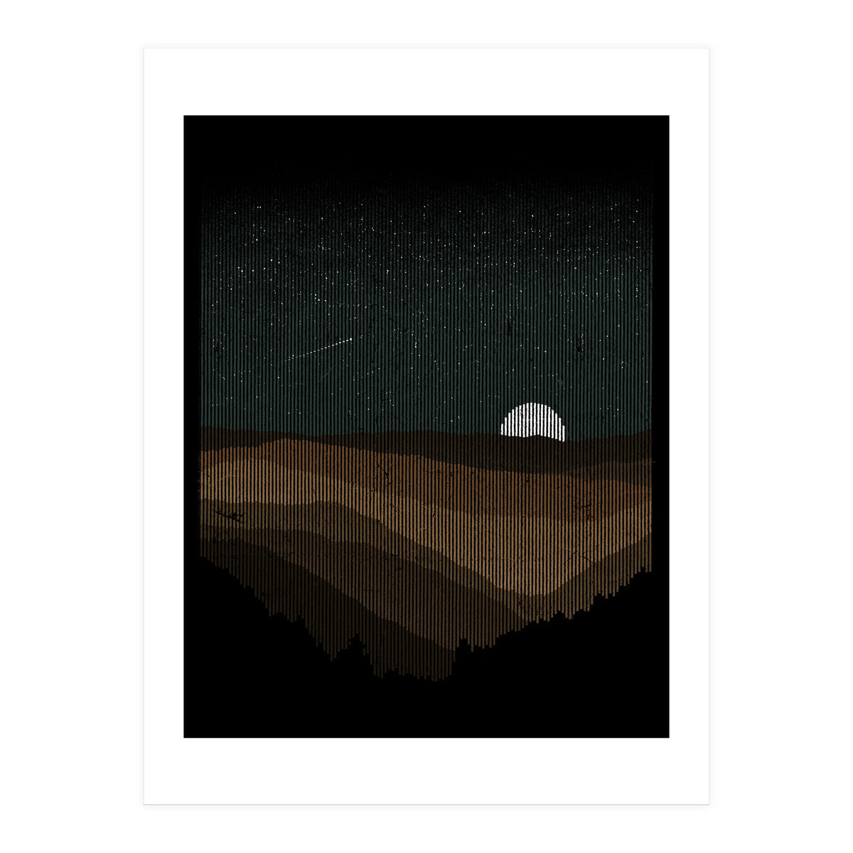 Moonrise (Sepia) (Print Only)