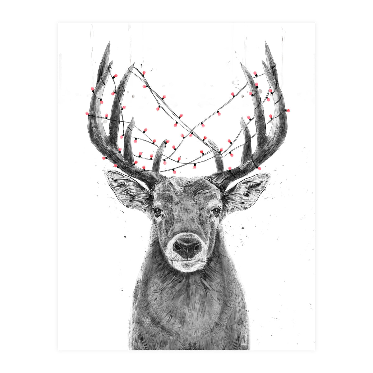 Xmas Deer (Print Only)