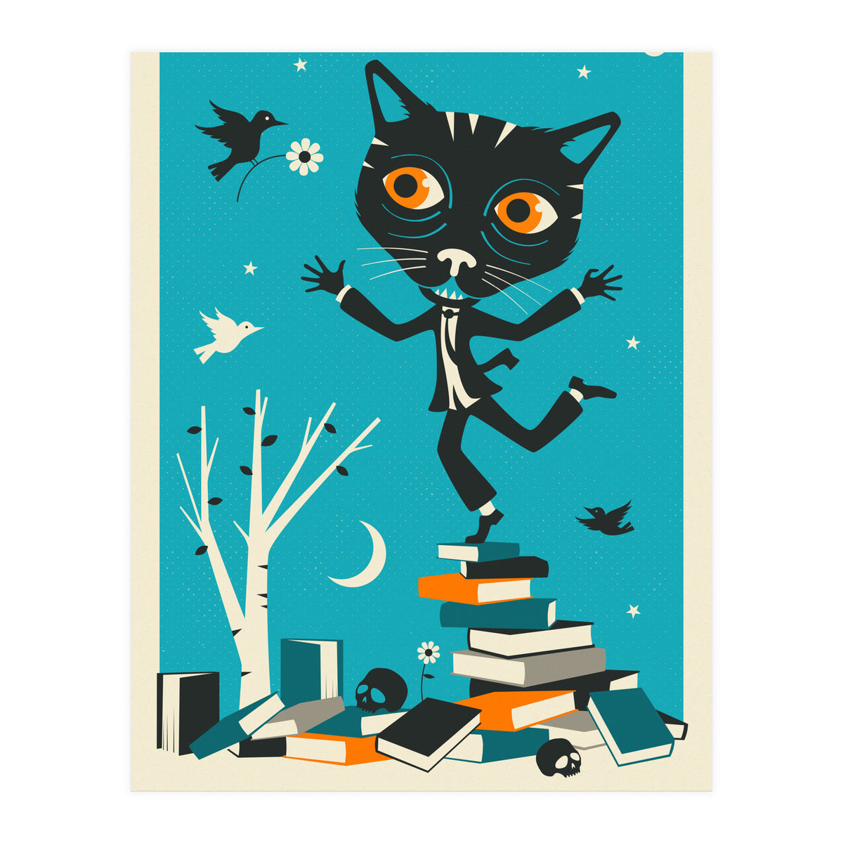 TAROT CARD CAT: THE FOOL (Print Only)
