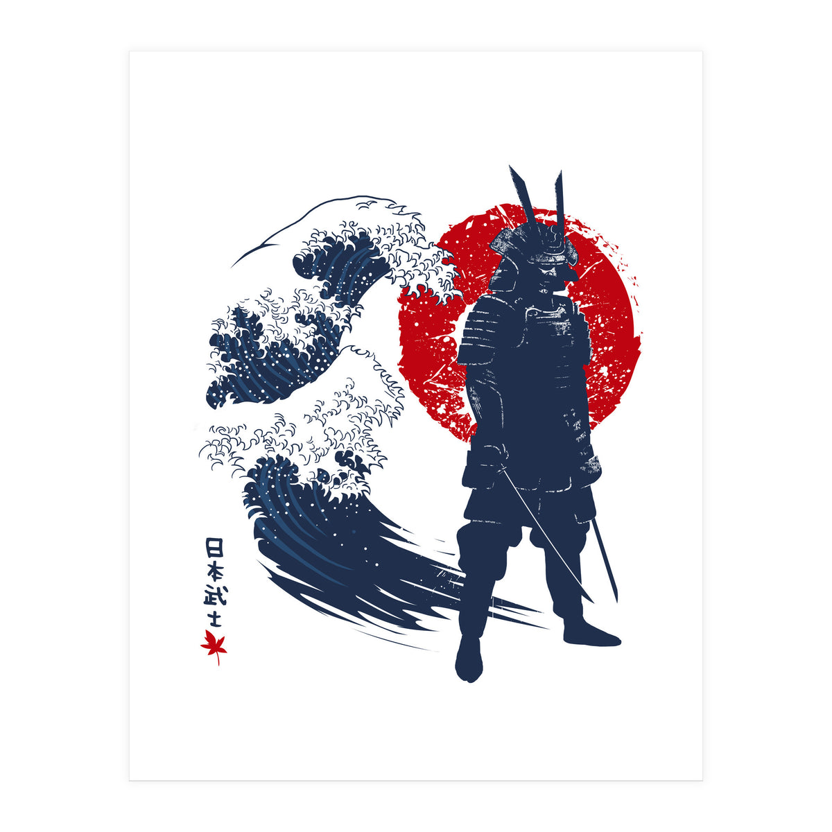 The Wave samurai (Print Only)
