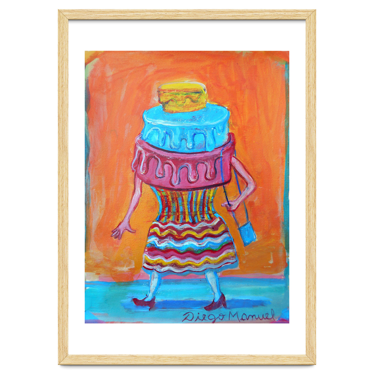 Mujer Pastel