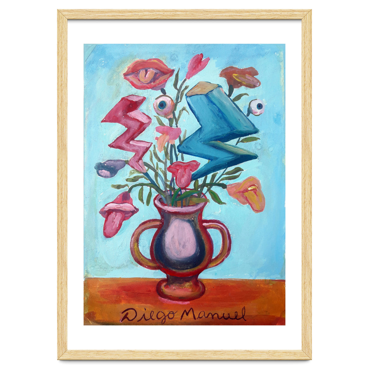 Florero Con Dos Rayos 2