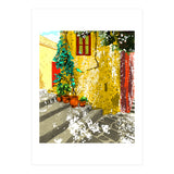 The Path to Peace | Summer Architecture Travel | Exotic Places Vintage Bohemian House (Print Only) thumbnail