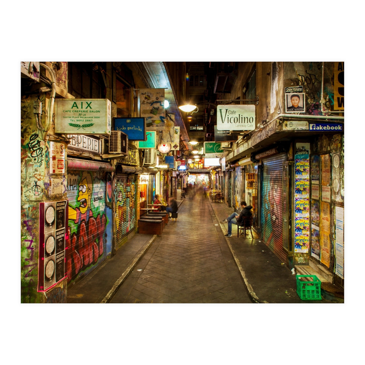 Centre Place After Dark (Print Only)