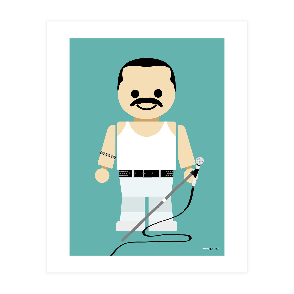 Freddie Mercury Toy (Print Only)