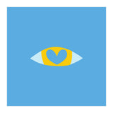 Heart Eye - BLUE (Print Only) thumbnail
