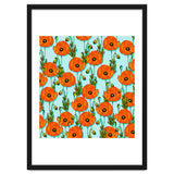 Peoni Garden | Boho Floral Meadow | Vintage Botanical Graphic Design thumbnail