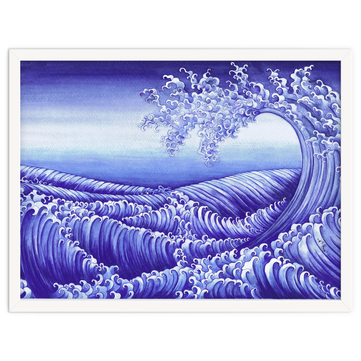 Turbulent Water Triptych part 3