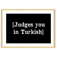 Judges You In Turkish