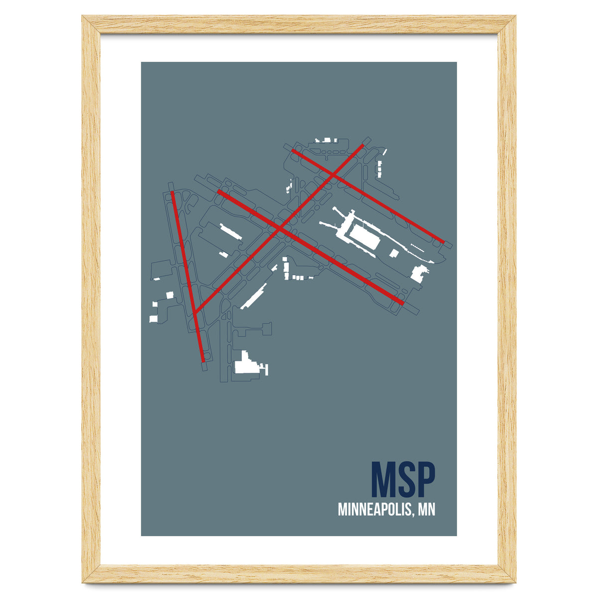 Minneapolis Airport Layout