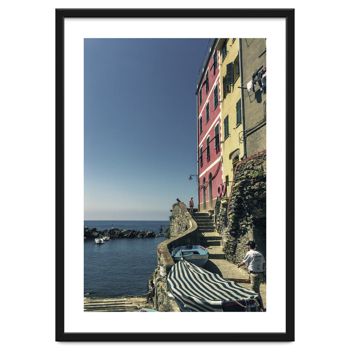 Cinque Terre Houses And Sea
