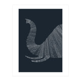 Elephant Blue Poster (Print Only) thumbnail