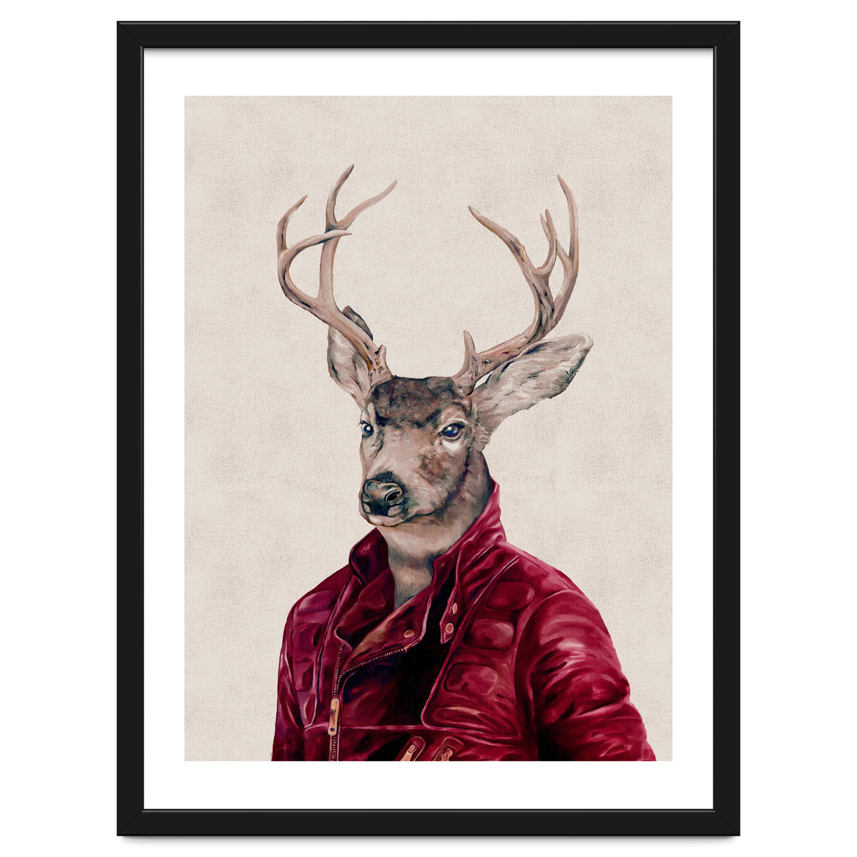 Deer In Leather