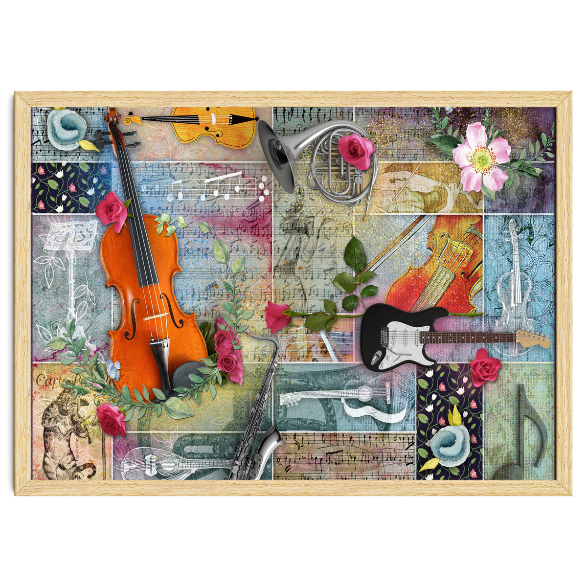 Musical Garden Collage