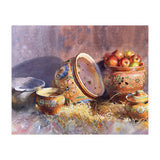 Sunny still life with straw (Print Only) thumbnail