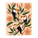 Toucans in the Hibiscus (Print Only) thumbnail