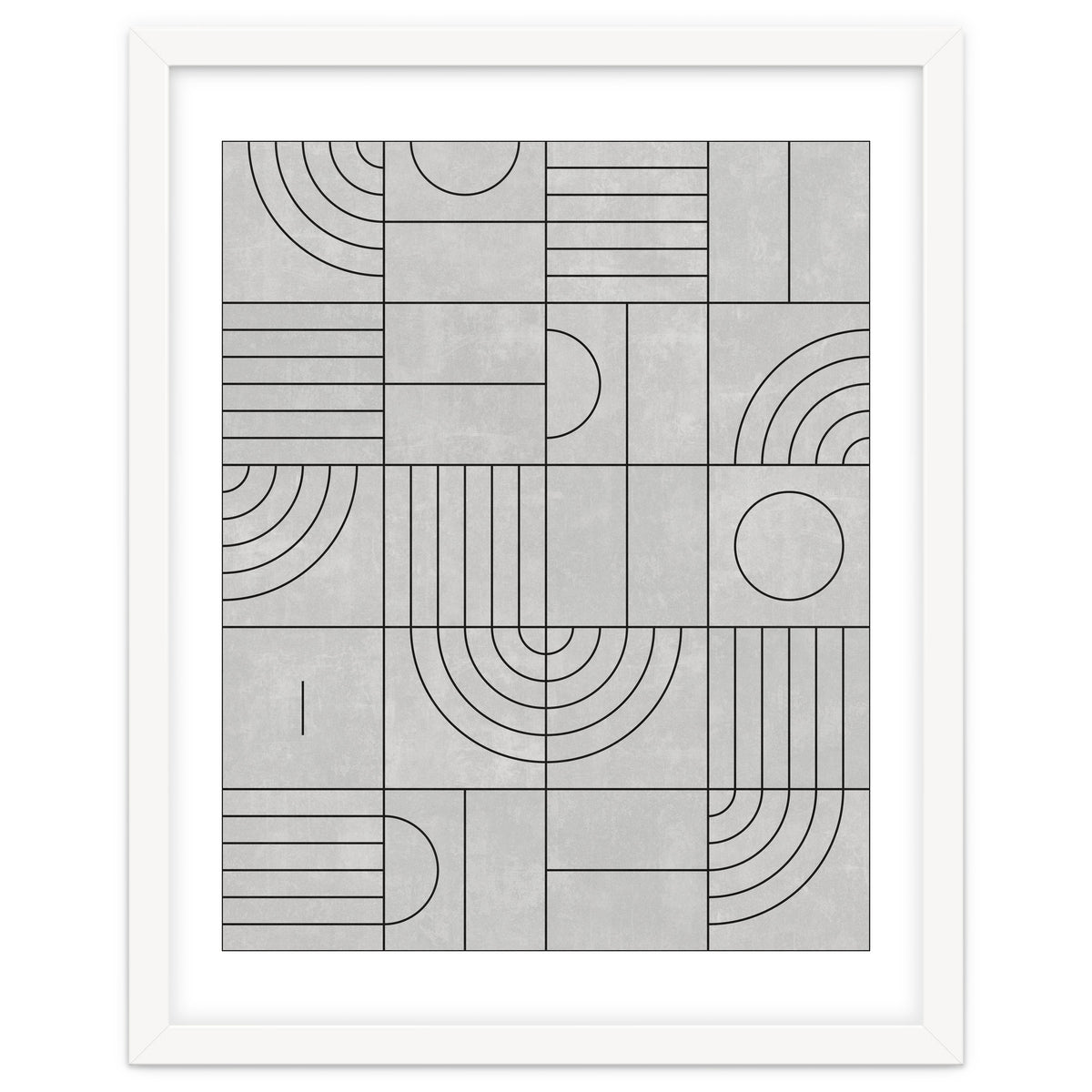 My Favorite Geometric Patterns No.21 - Grey