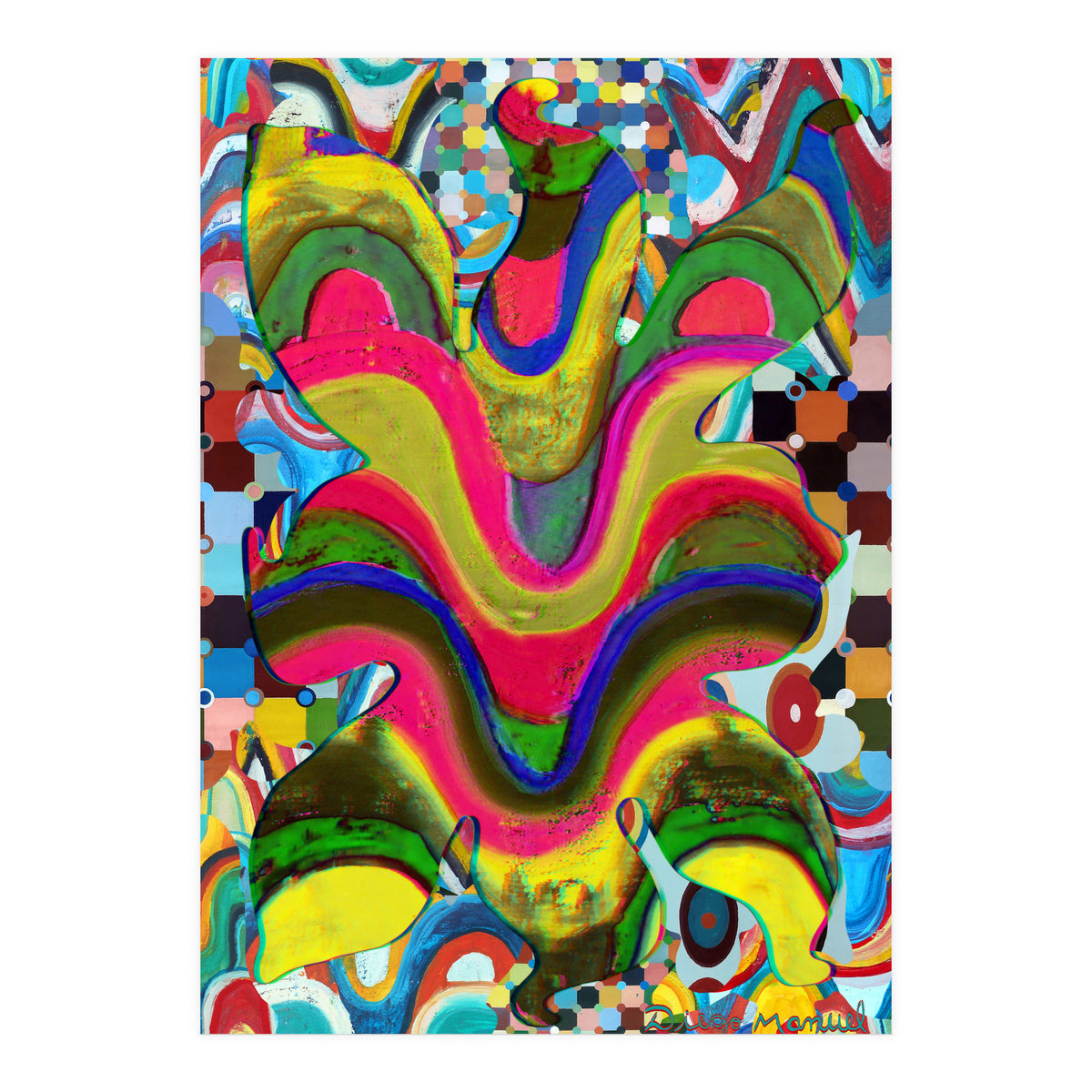 Pop Abstract 2023 Tapiz 90 (Print Only)