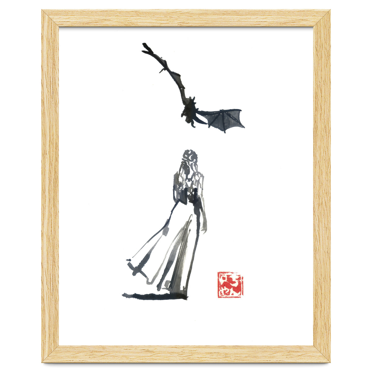 daenerys targaryen and the dragon