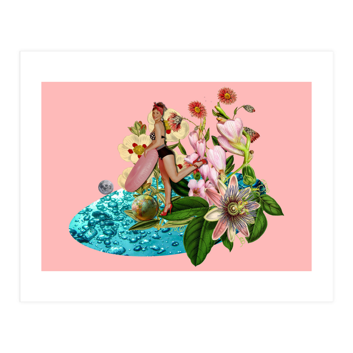 Girl at the Pool (Print Only)