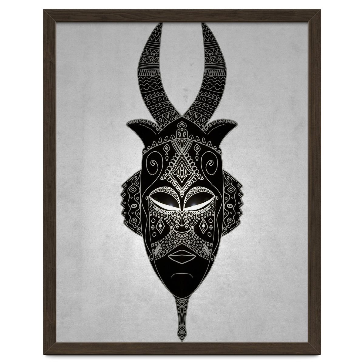 Horned Tribal Mask