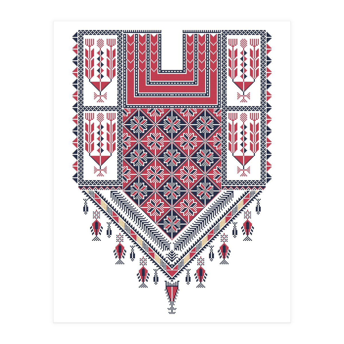 Tatreez Ornament 15 (Print Only)