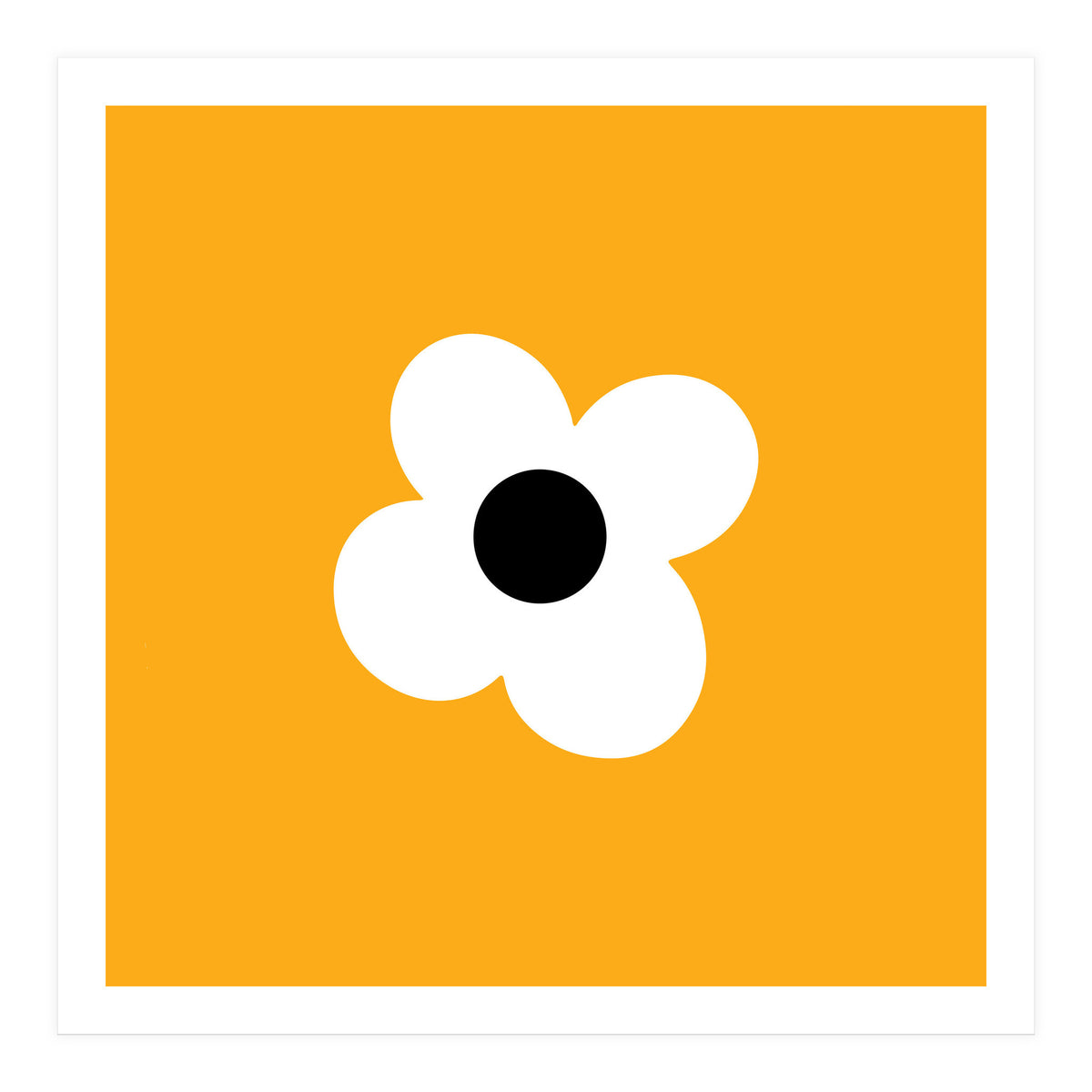 Max Folk Daisy Yellow  (Print Only)