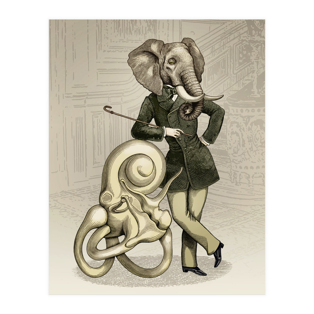 Eustachius the sculptor (Print Only)