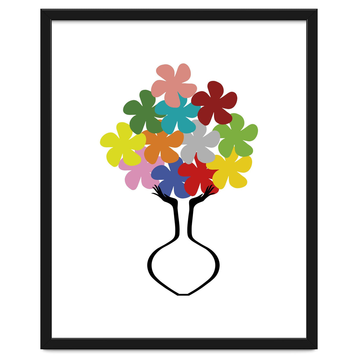 HOLDING SOME FLOWERS