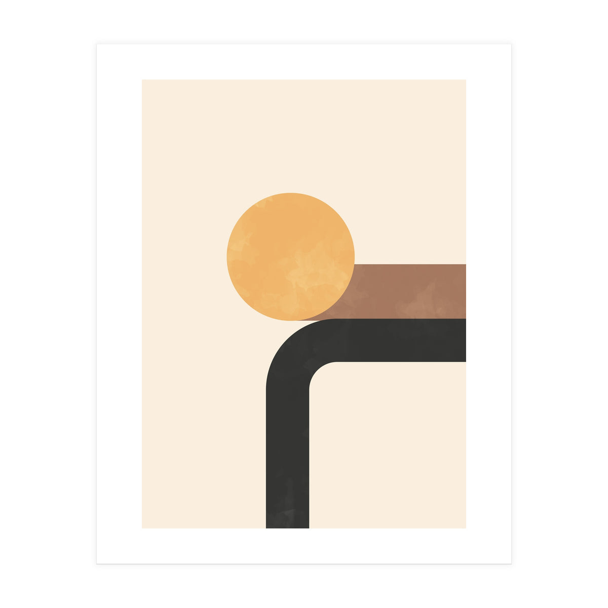 Geometric Mid Century Form (Print Only)