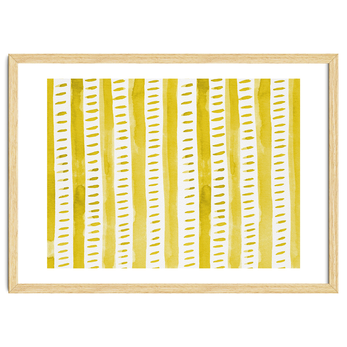 Vertical Yellow Lines