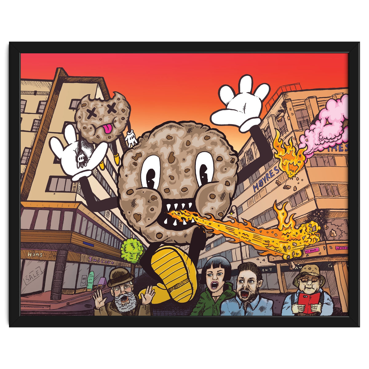 Cookie Monster 12.3% ABV Bourbon Barrel Aged Coconut Chocolate Chip Stout - Amundsen Brewery