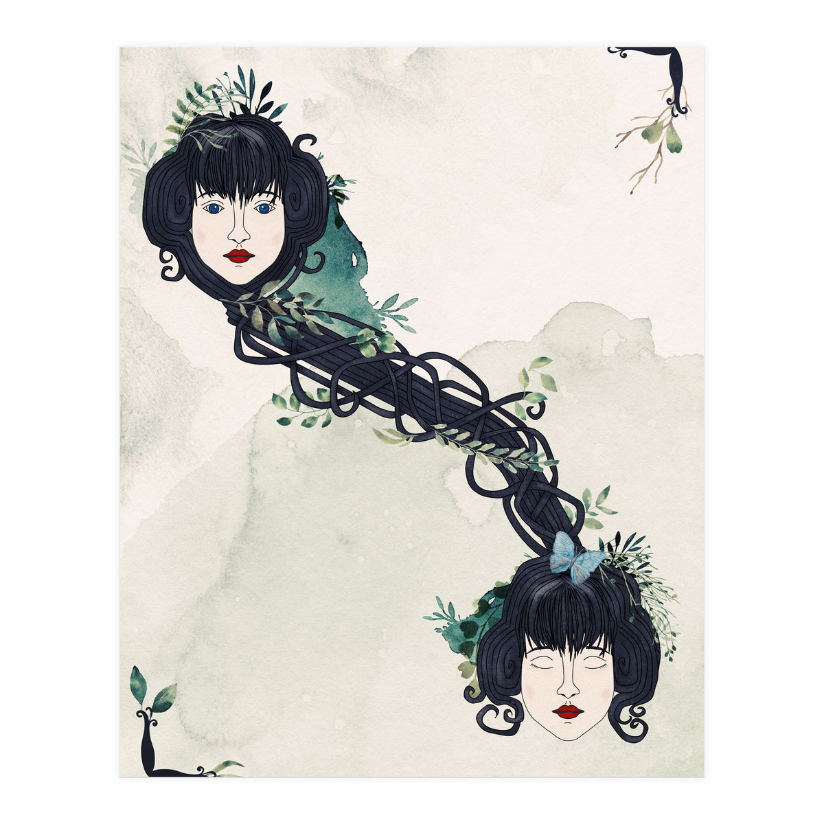 Secret bond of twins (Print Only)