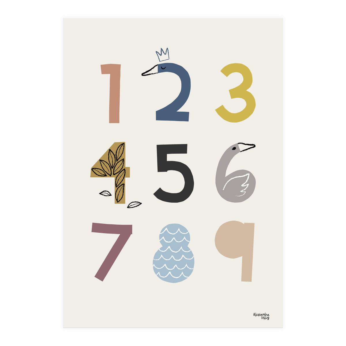 Numbers & Swans (Print Only)