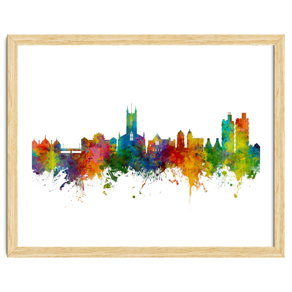 Stoke-on-Trent England Skyline