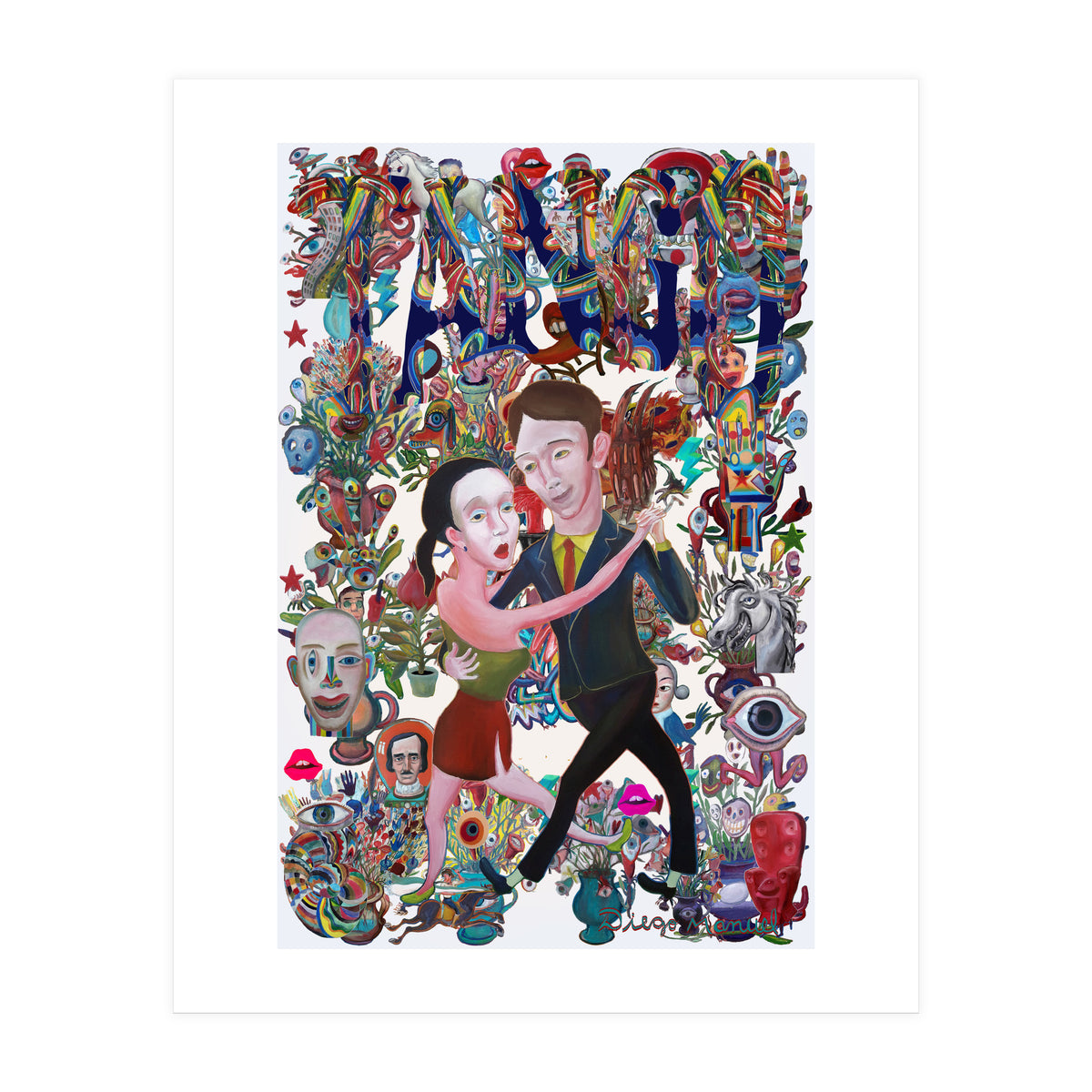 Tango Nuevo Tapiz 5 (Print Only)