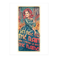 Set Fire To The Rain (Print Only)