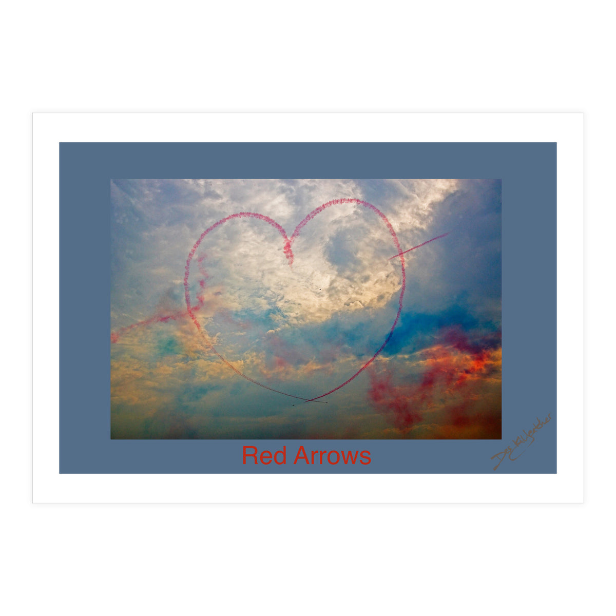 Myarthaus Poster Red Arrows 1 (Print Only)