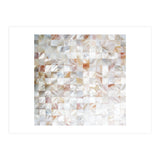 Mother of Pearl, Exotic Tiles Photography, Neutral Minimal Geometrical Graphic Design (Print Only) thumbnail