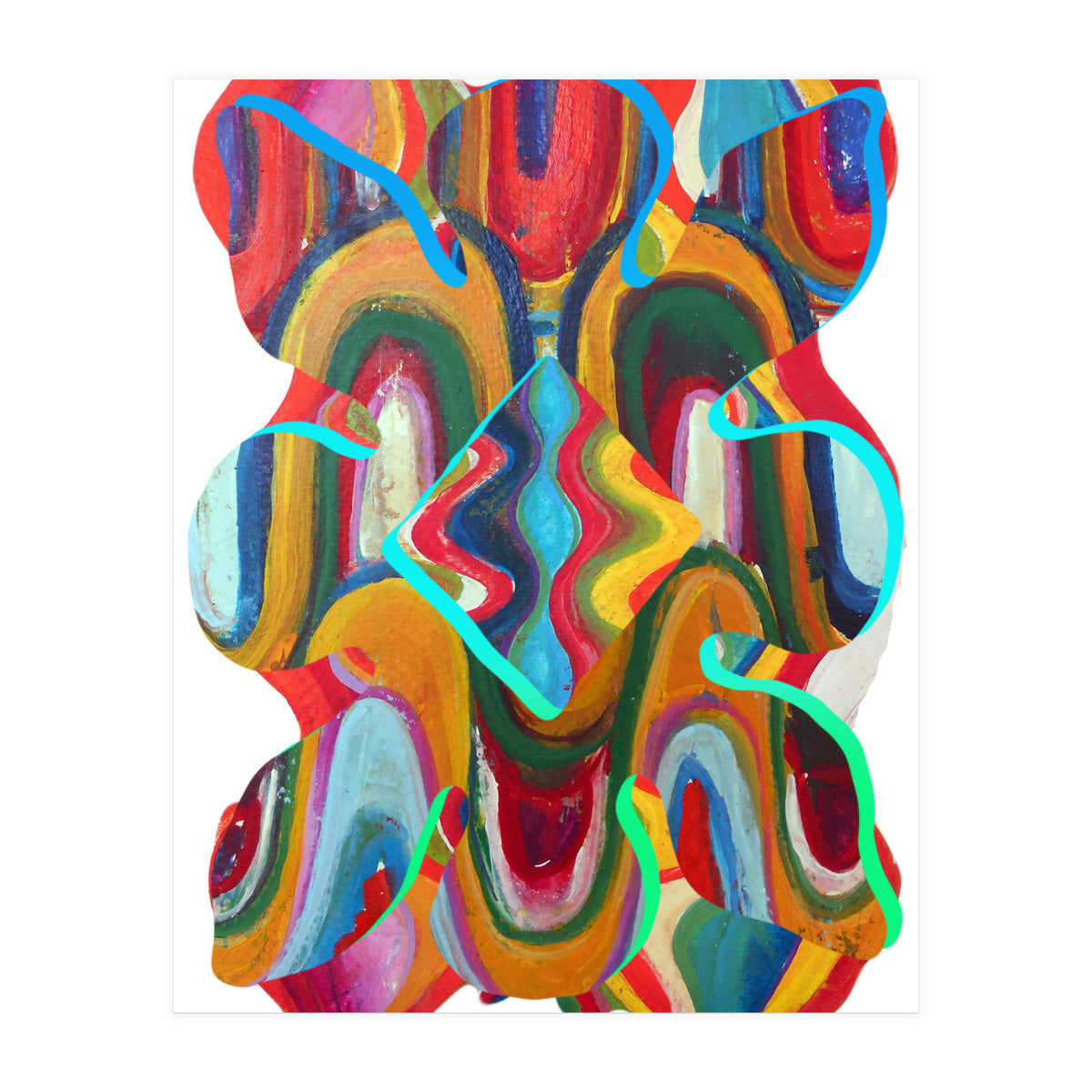 Pop Abstract Asimetrico 24 Copia (Print Only)