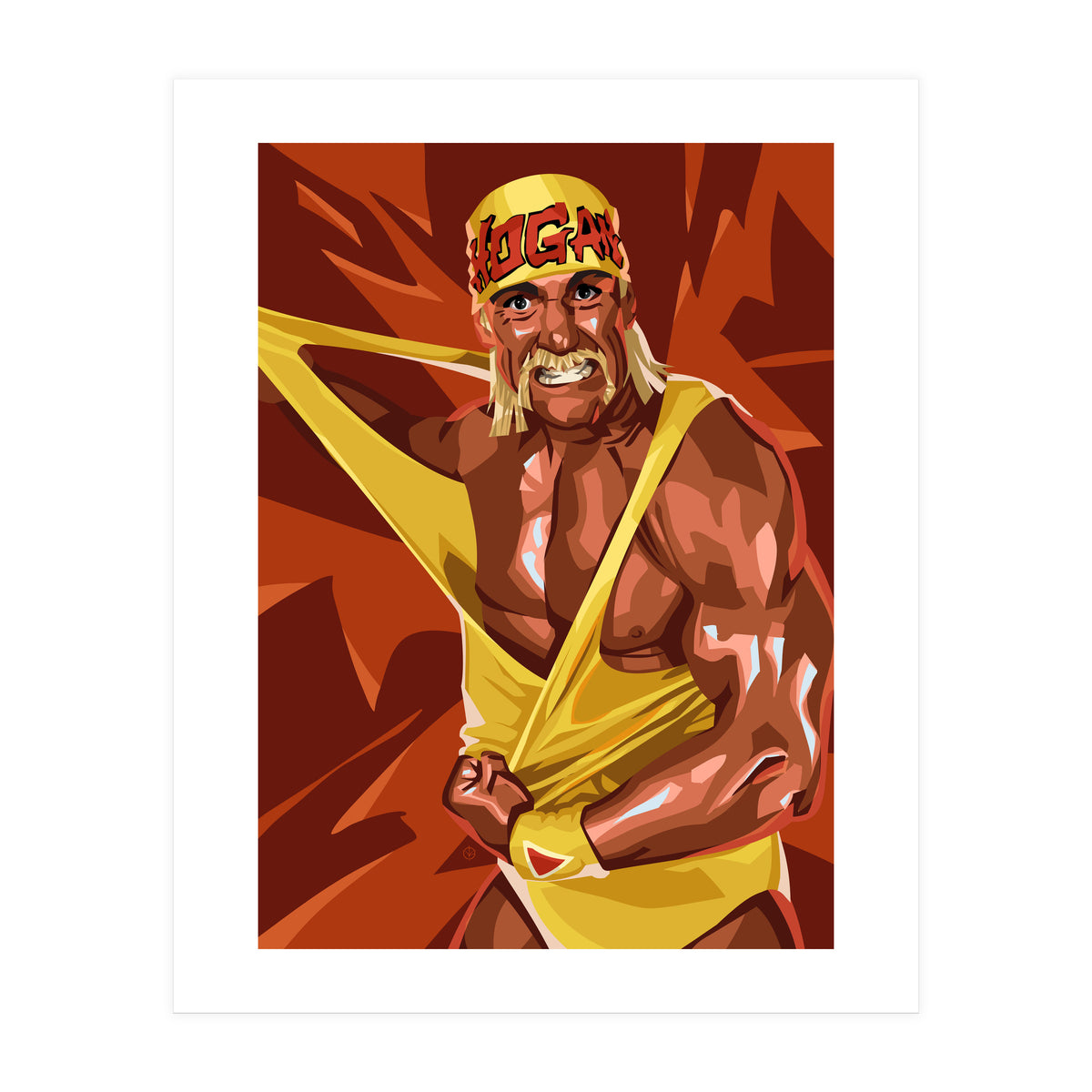 Hulk Hogan WWE (Print Only)