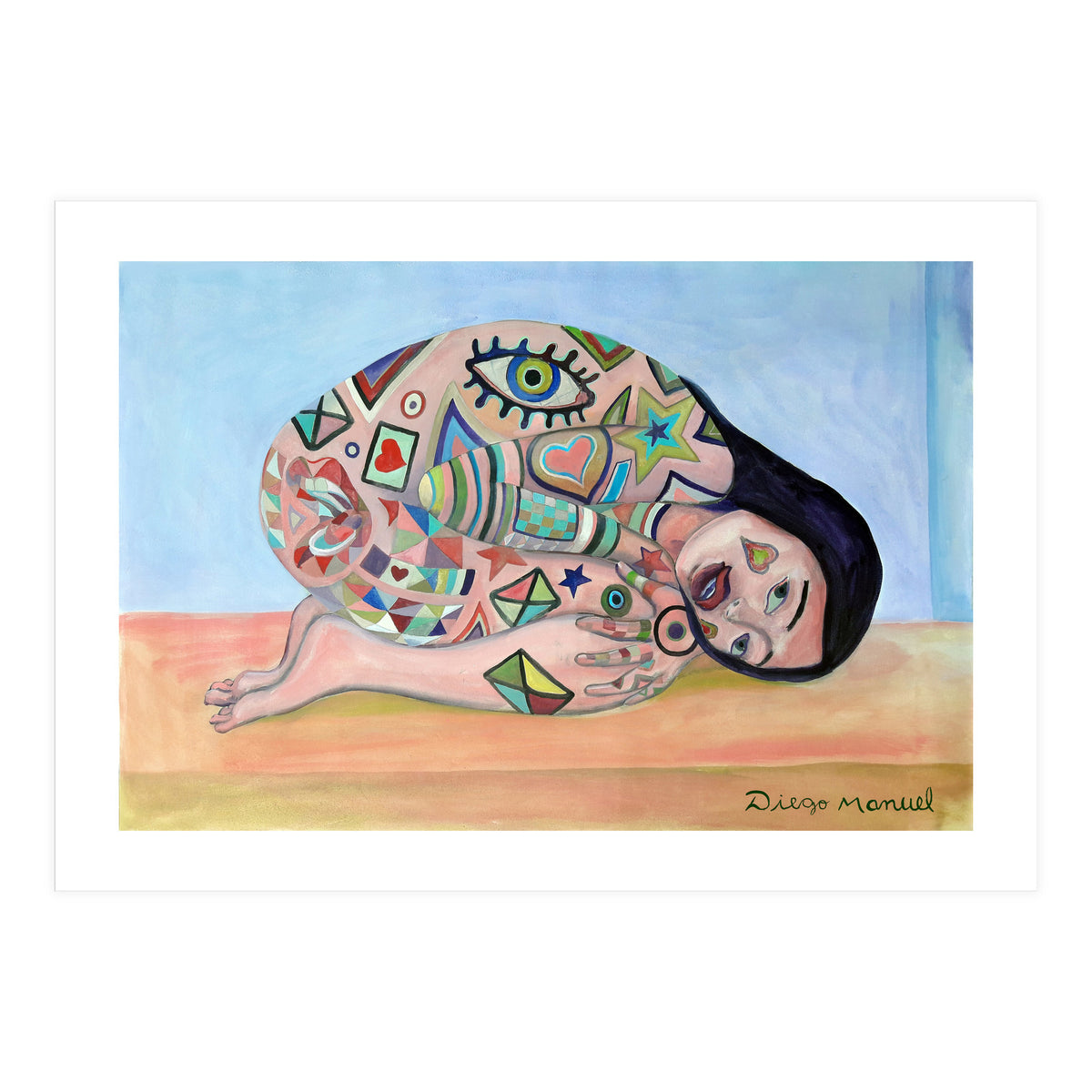 Chica Tatuada B (Print Only)