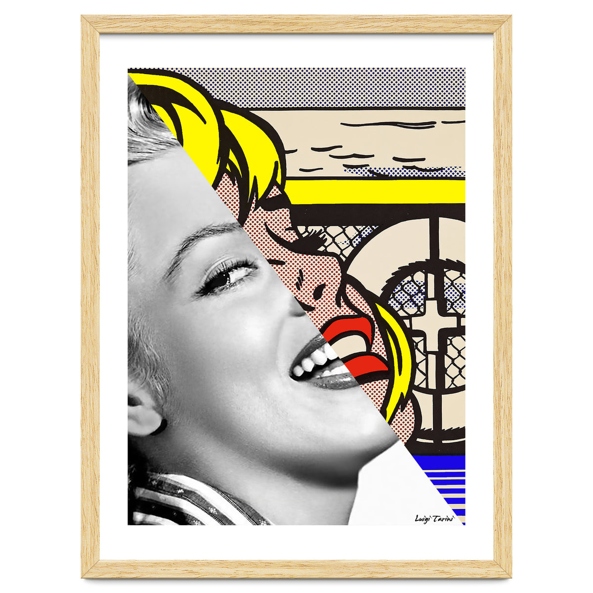 Lichtenstein's Sailboat Girl & Marylin Monroe