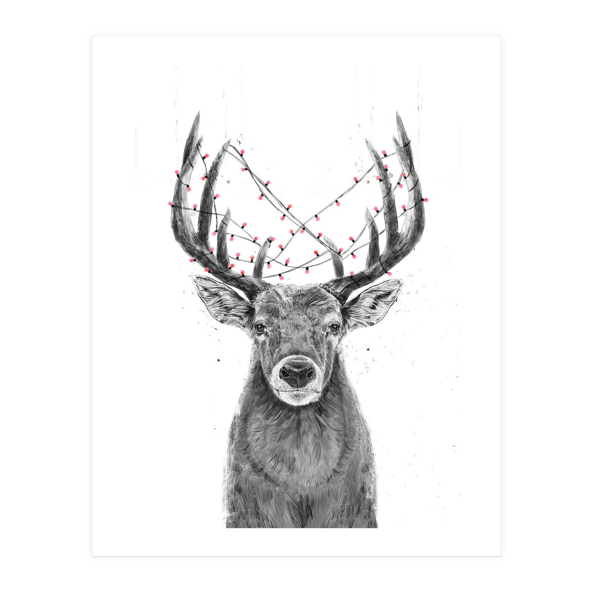 Xmas Deer (Print Only)