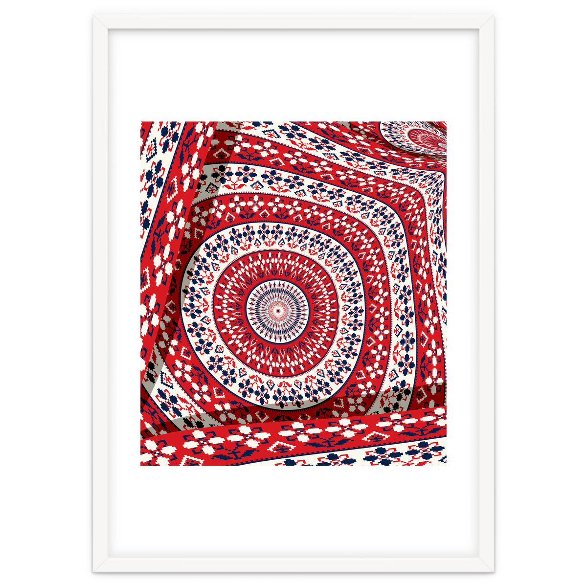 Romanian embroidery background 6