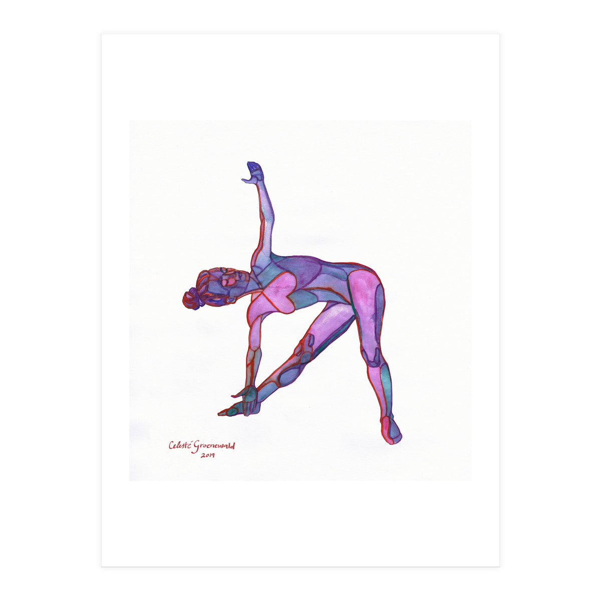 Trikonasana (Print Only)