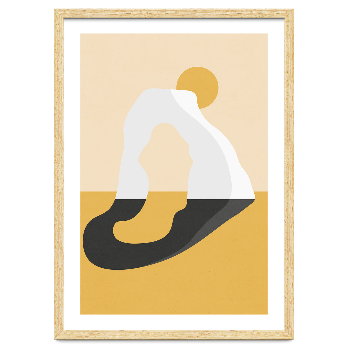 Abstract Arch - Golden Desert